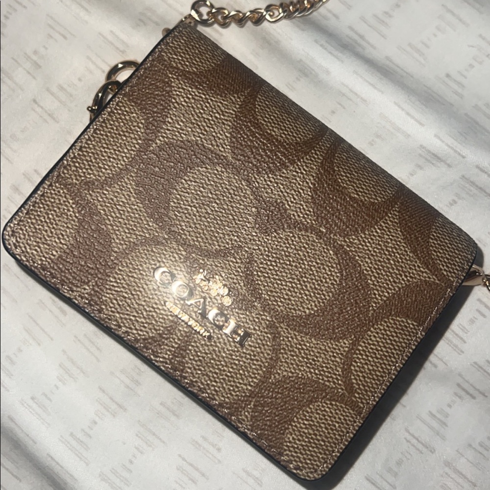 Mini Wallet On A Chain In Signature Canvas